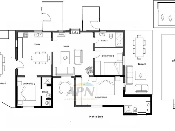 Image No.40-3 Bed Country House for sale