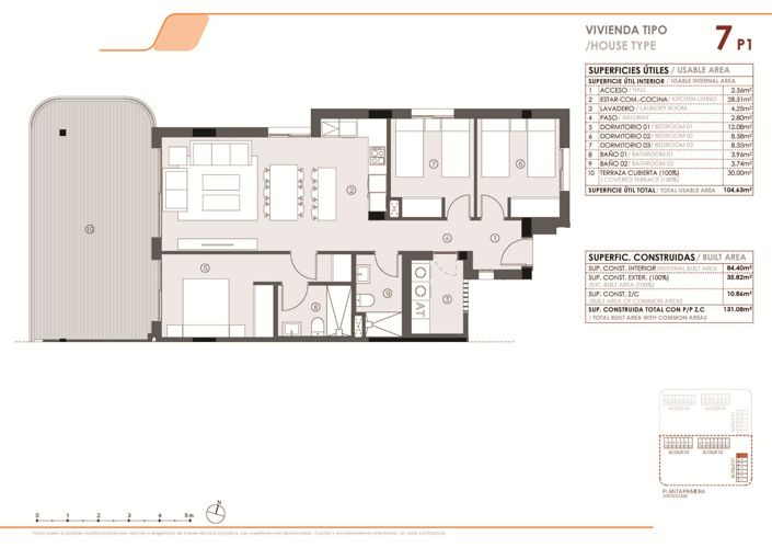 Image No.19-3 Bed Apartment for sale