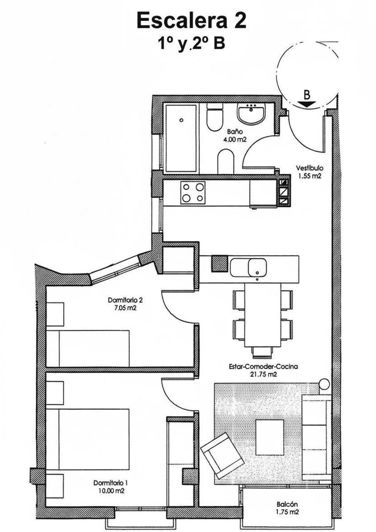Image No.22-Appartement de 2 chambres à vendre à Avileses