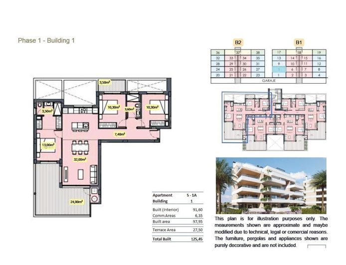 Image No.22-3 Bed Apartment for sale