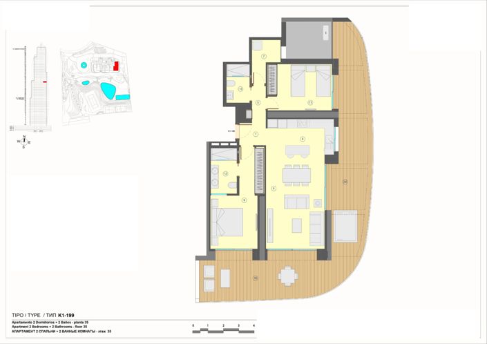 Image No.12-2 Bed Apartment for sale