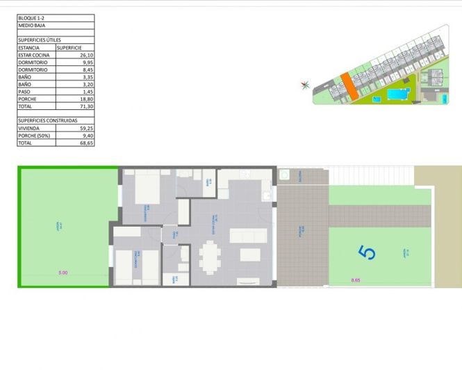 Image No.20-Appartement de 2 chambres à vendre à Pilar de la Horadada