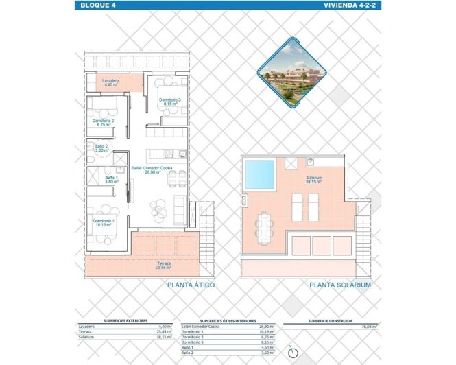 Image No.32-3 Bed Apartment for sale