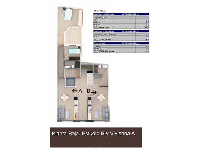 Image No.3-Appartement de 2 chambres à vendre à Torrevieja