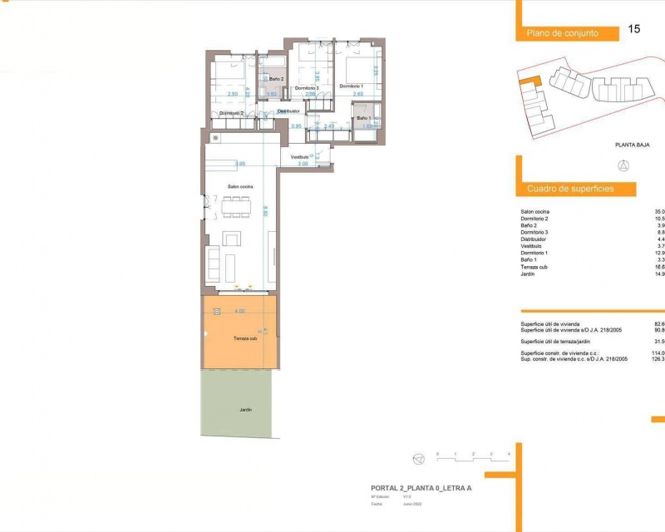 Image No.19-3 Bed Apartment for sale