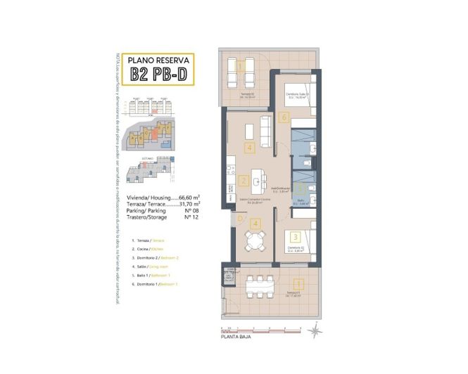 Image No.9-2 Bed Apartment for sale