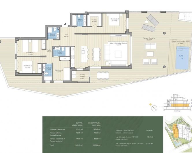 Image No.5-4 Bed Apartment for sale