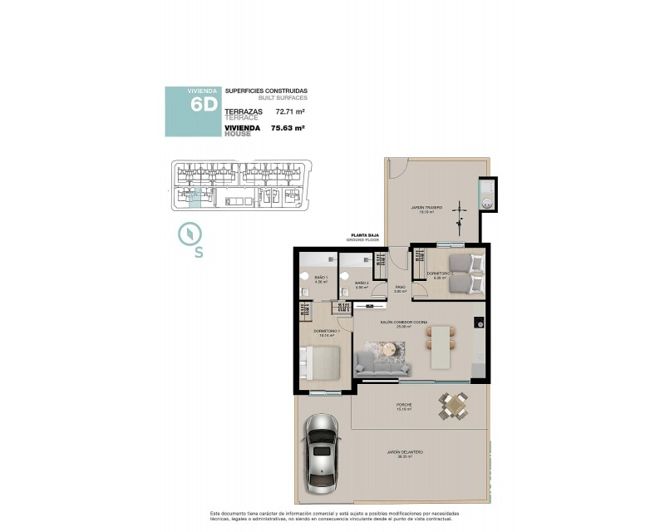 Image No.20-2 Bed Bungalow for sale