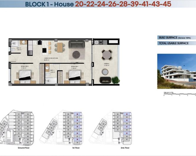 Image No.4-Appartement de 2 chambres à vendre à La Marina