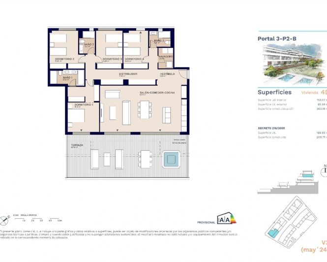 Image No.20-4 Bed Apartment for sale