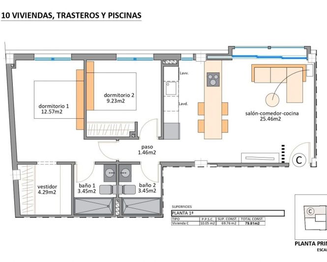 Image No.10-Appartement de 2 chambres à vendre à Lo Pagan