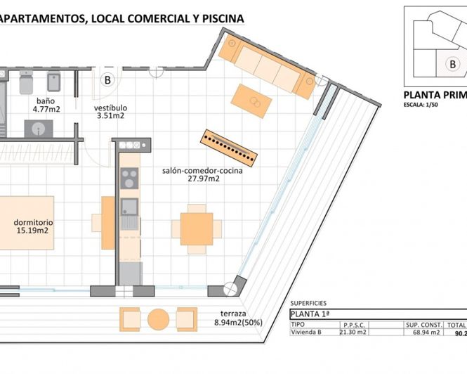 Image No.11-1 Bed Apartment for sale