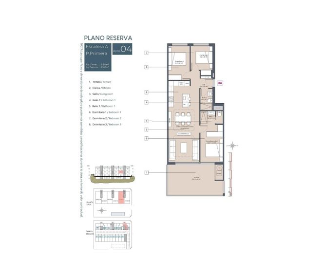 Image No.8-3 Bed Apartment for sale