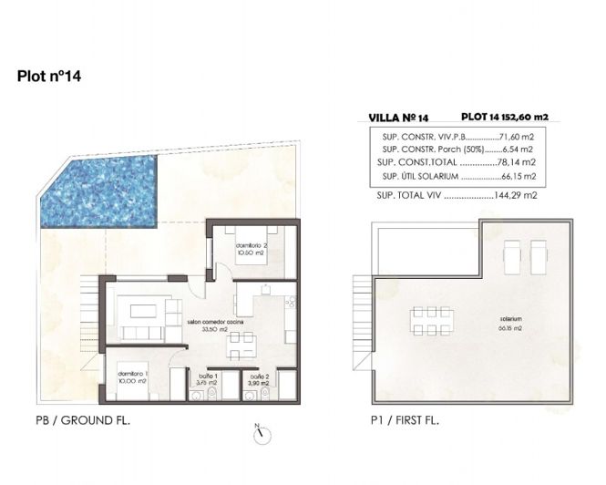 Image No.7-Villa de 2 chambres à vendre à Pilar de la Horadada