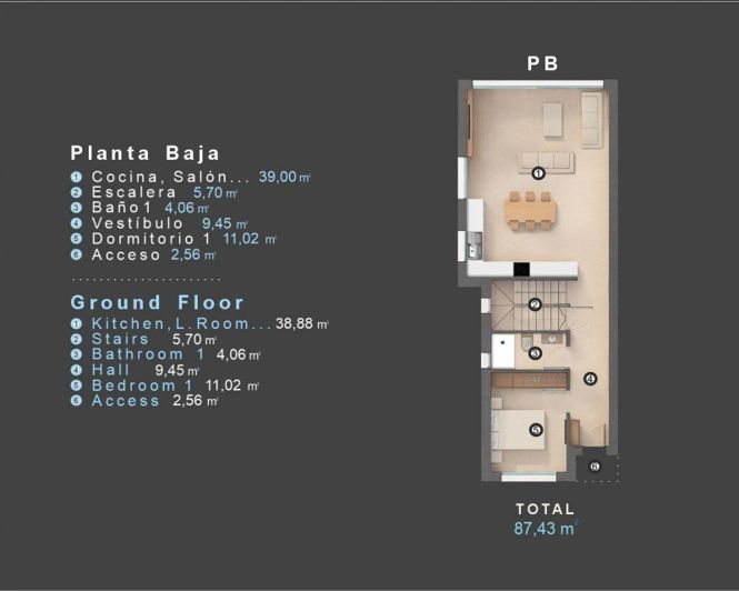 Image No.12-Villa de 3 chambres à vendre à Villamartin