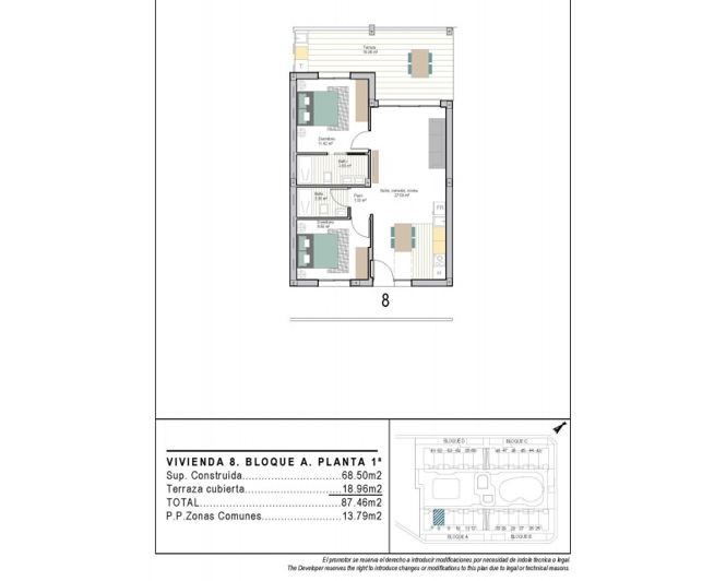 Image No.22-Appartement de 2 chambres à vendre à Torre Pacheco Town