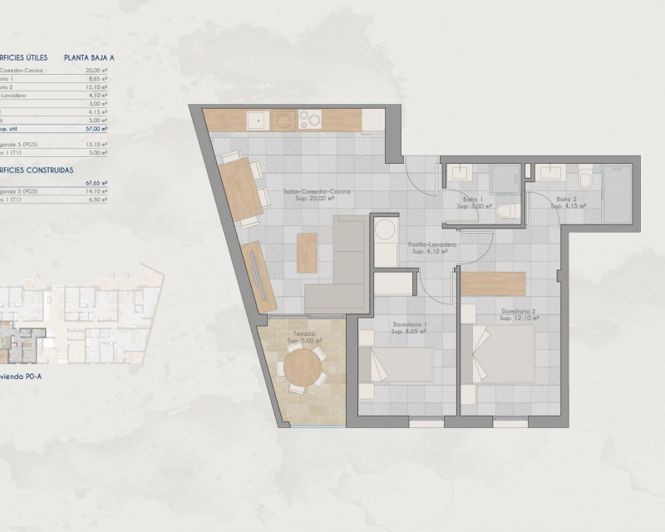 Image No.11-2 Bed Apartment for sale