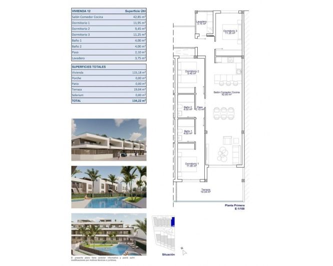 Image No.12-3 Bed Apartment for sale