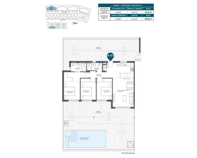 Image No.13-3 Bed Apartment for sale