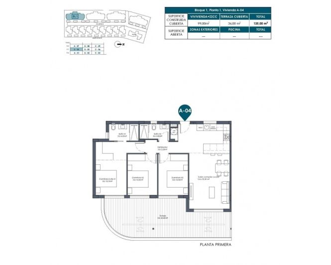 Image No.11-3 Bed Apartment for sale