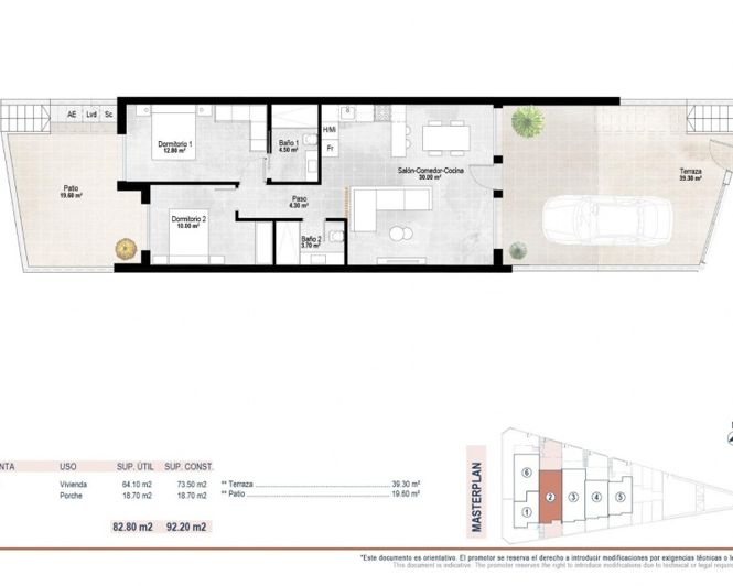 Image No.10-Bungalow de 2 chambres à vendre à San Pedro del Pinatar