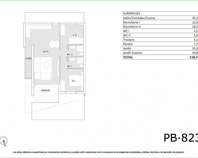 Image No.12-2 Bed Bungalow for sale