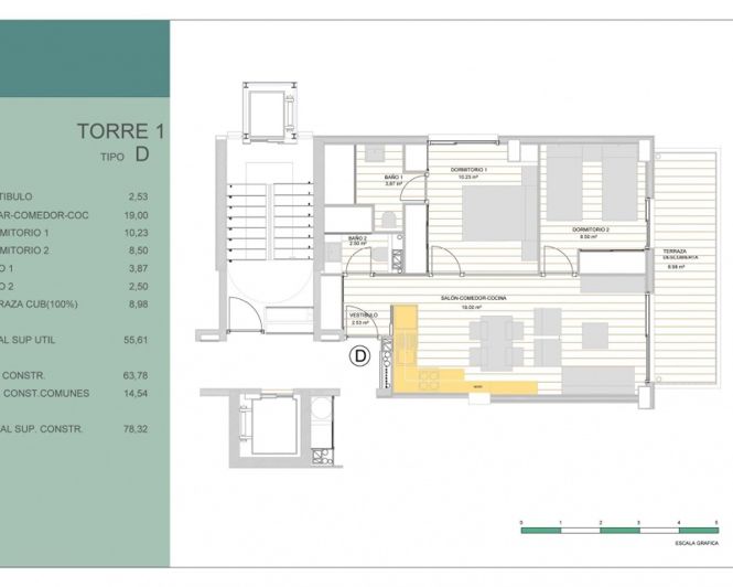 Image No.7-Appartement de 2 chambres à vendre à Guardamar del Segura