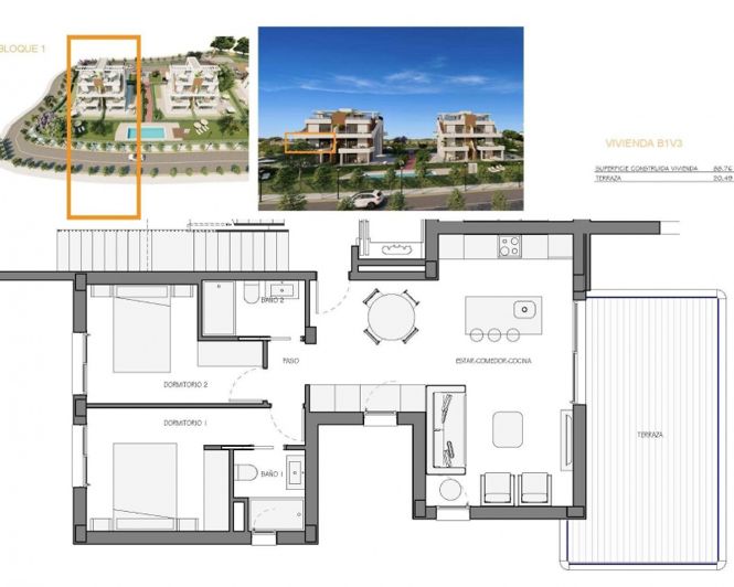 Image No.12-2 Bed Apartment for sale