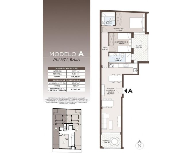 Image No.11-2 Bed Apartment for sale