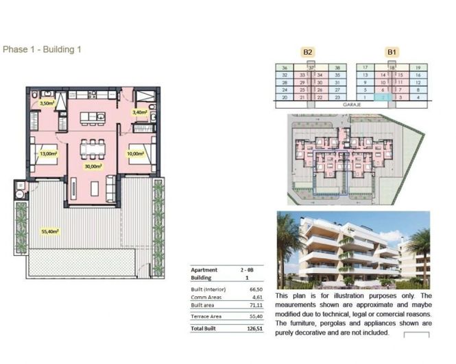 Image No.19-2 Bed Apartment for sale