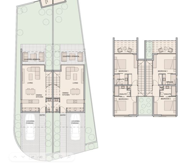 Image No.3-Maison de ville de 2 chambres à vendre à Konia