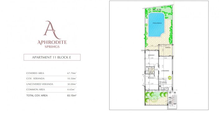 Image No.2-Appartement de 2 chambres à vendre à Geroskipou