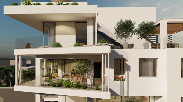 Image No.1-Penthouse de 3 chambres à vendre à Kato Paphos