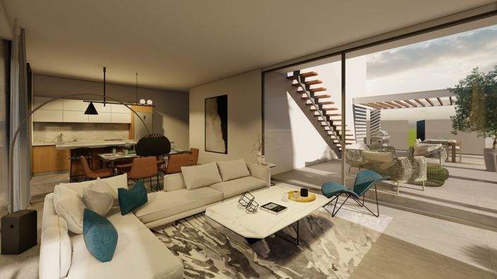 Image No.4-Penthouse de 3 chambres à vendre à Kato Paphos