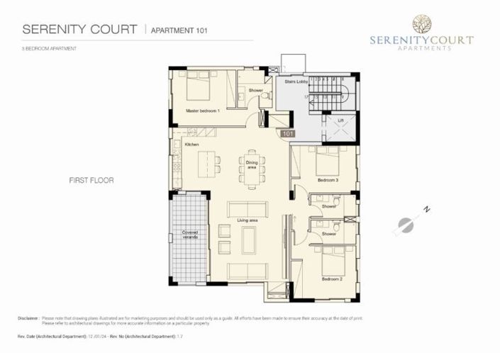 Image No.6-3 Bed Apartment for sale