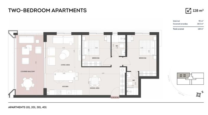 Image No.3-2 Bed Apartment for sale