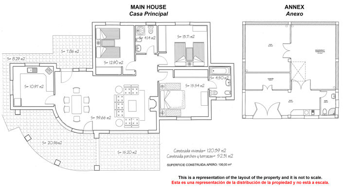 Image No.45-3 Bed Country House for sale