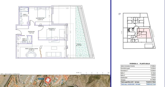 Image No.1-Appartement de 2 chambres à vendre à Águilas