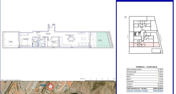 Image No.1-Appartement de 2 chambres à vendre à Águilas
