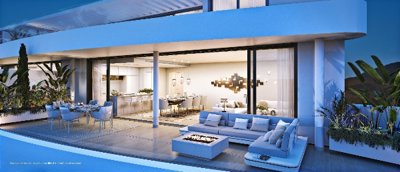 8_Terrace apartment by night