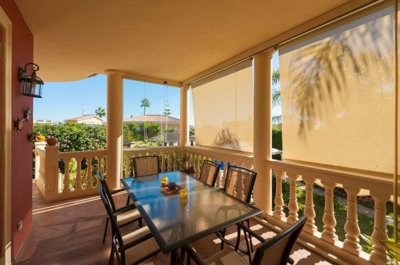 Covered terrace