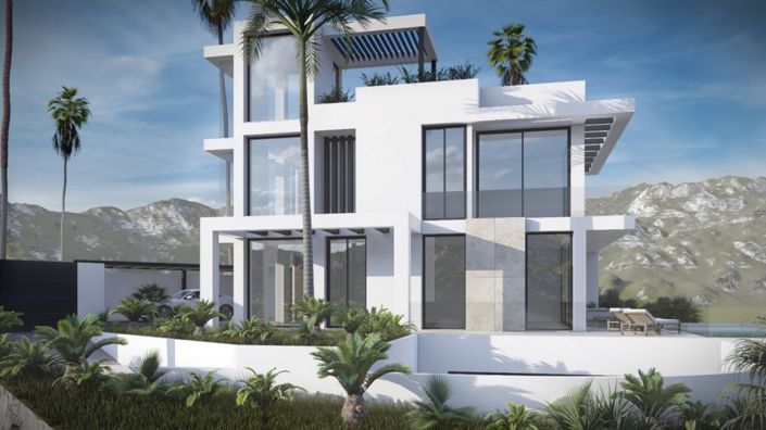 Image No.1-Villa de 4 chambres à vendre à Estepona