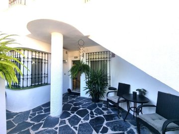 Entrance patio