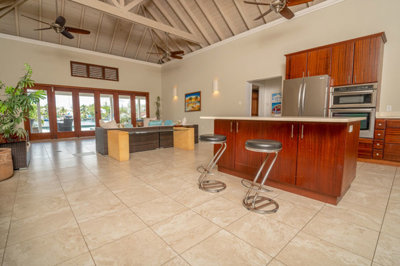 Open Plan Kitchen/Living Room Indian View Antigua