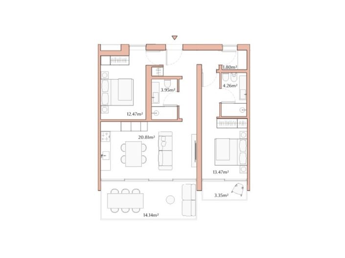 Image No.11-1 Bed Apartment for sale
