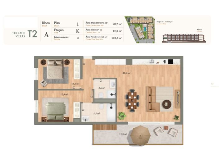 Image No.22-2 Bed Apartment for sale