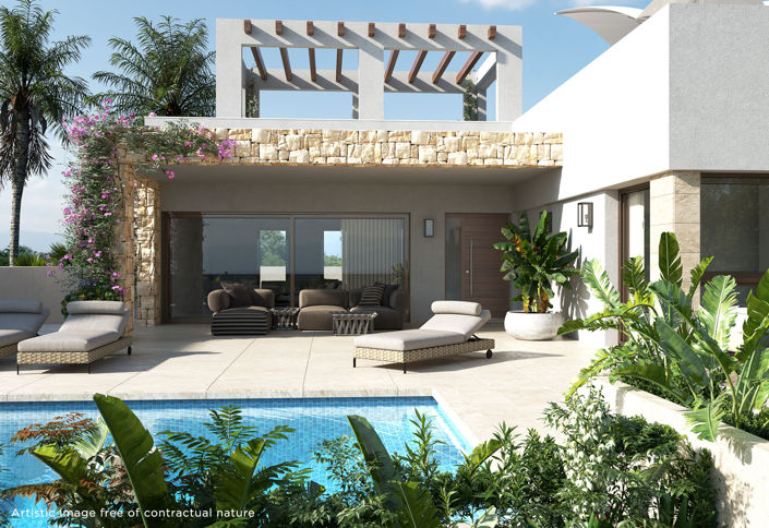 Image No.1-Villa / Détaché de 3 chambres à vendre à Ciudad Quesada