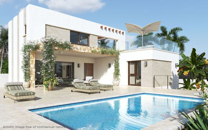 Image No.1-Villa / Détaché de 3 chambres à vendre à Ciudad Quesada
