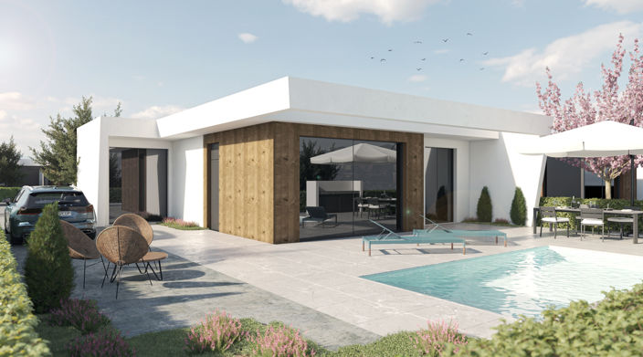 Image No.1-Villa / Détaché de 3 chambres à vendre à San Javier