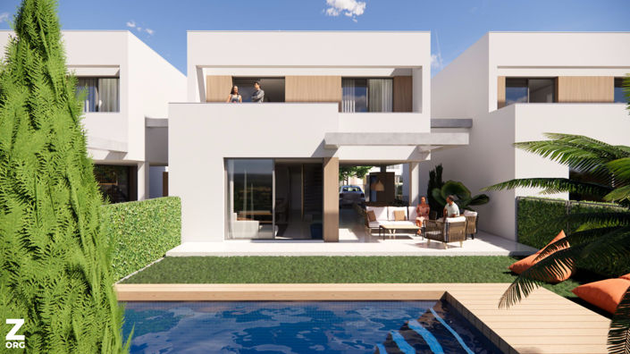 Image No.1-Villa / Détaché de 3 chambres à vendre à Santa Rosalia